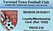 2010/11 Loyalty/Membership Cards 10 pounds each entitling the holder to Concession entry prices at Verwood Town home games for the season!!